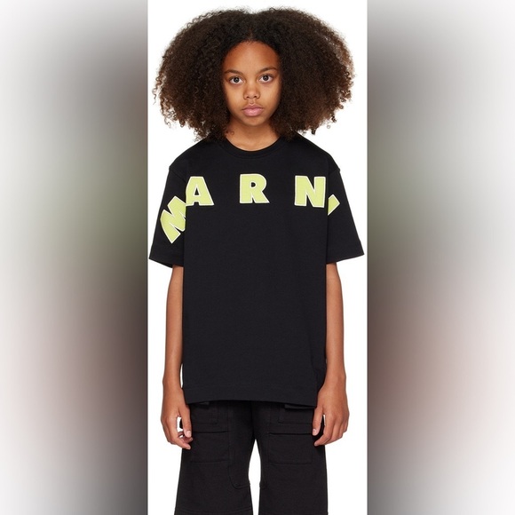 Marni Kids Logo T-Shirt - Picture 2 of 10